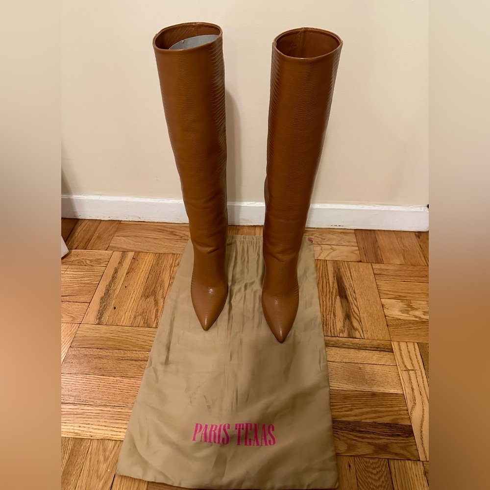 Authentic PARIS TEXAS over-the-knee boot - camel (brown) sz 40